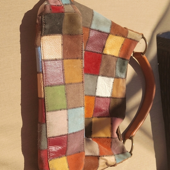 Lucky Brand Color Patchwork Purse, Multi Color. - Picture 6 of 7